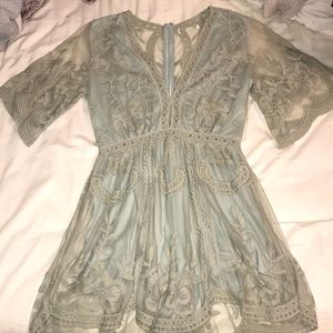 LA boutique lace romper